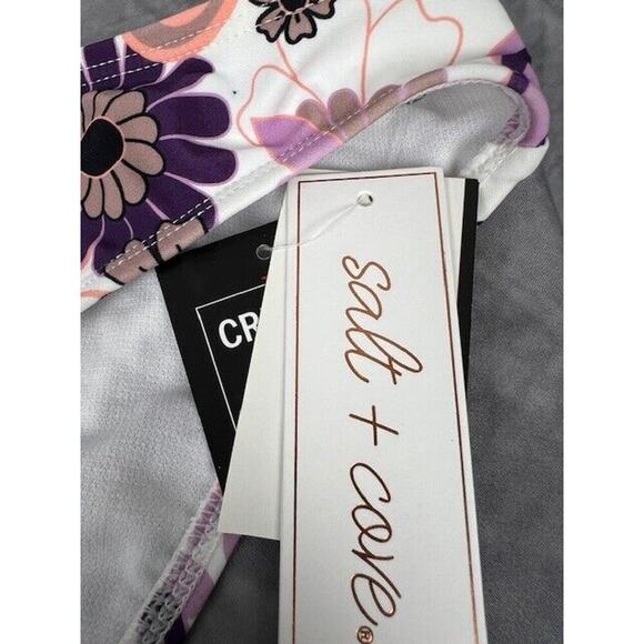 Salt + Cove Juniors' Printed Hipster Bikini Bottoms Swimwear Multi Size XL - Picture 2 of 5